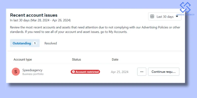 Contact Facebook support 2