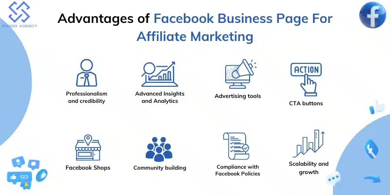 advantages of facebook business page for affiliate marketing