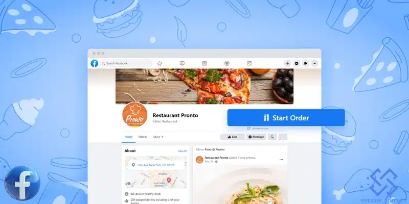 online food business on facebook
