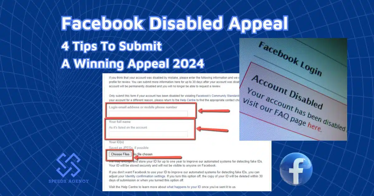 4 Best Tips To Submit A Winning Facebook Disabled Appeal 2024