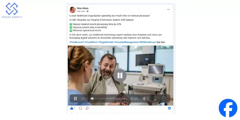 5 Best Health Care B2B Targeting Facebook Ads for ROI 4 Video-First Trust Building